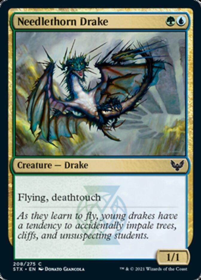Magic: The Gathering MTG Single Needlethorn Drake [Strixhaven: School of Mages]