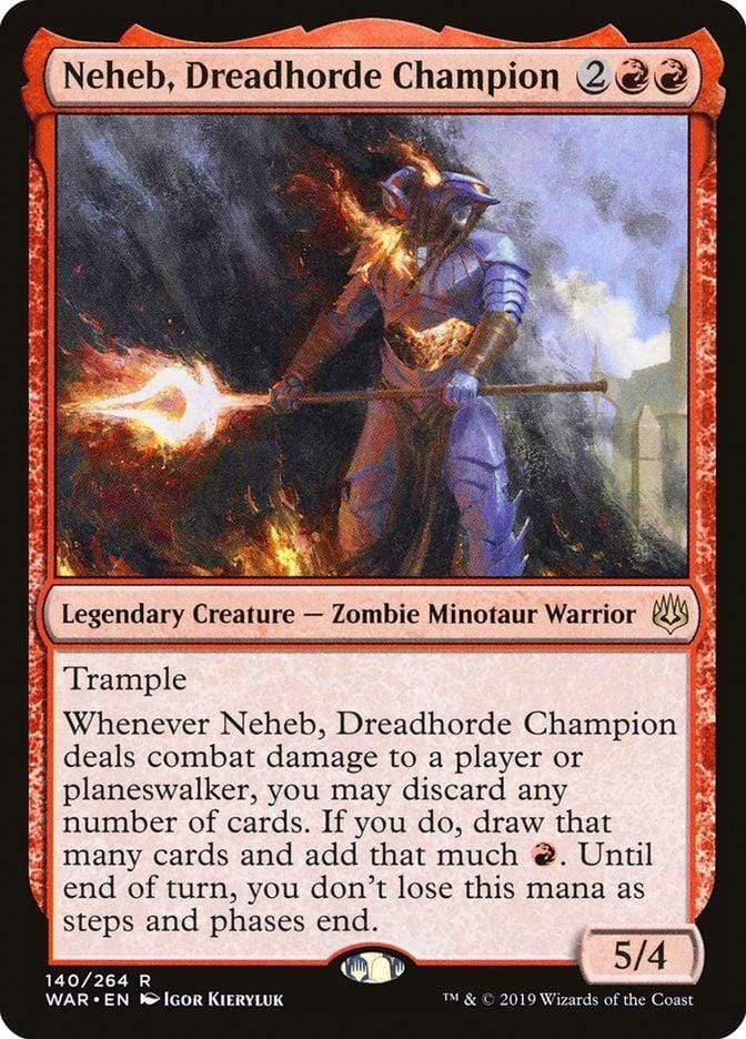Magic: The Gathering MTG Single Neheb, Dreadhorde Champion [War of the Spark]