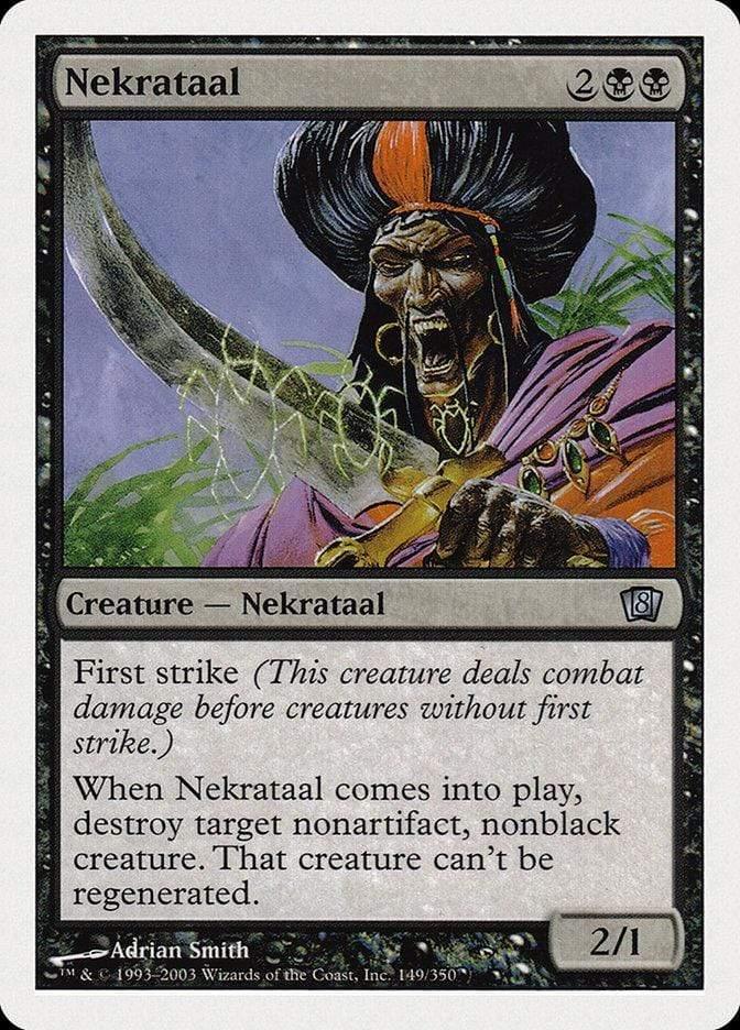 Magic: The Gathering MTG Single Nekrataal [Eighth Edition]
