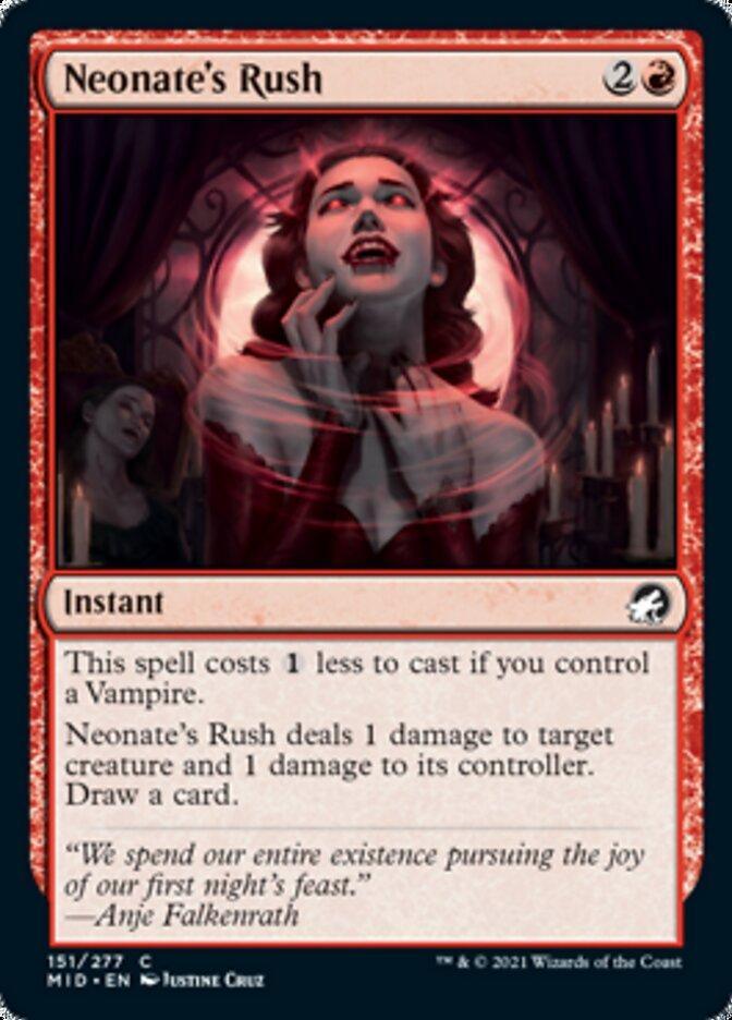 Magic: The Gathering MTG Single Neonate's Rush [Innistrad: Midnight Hunt]