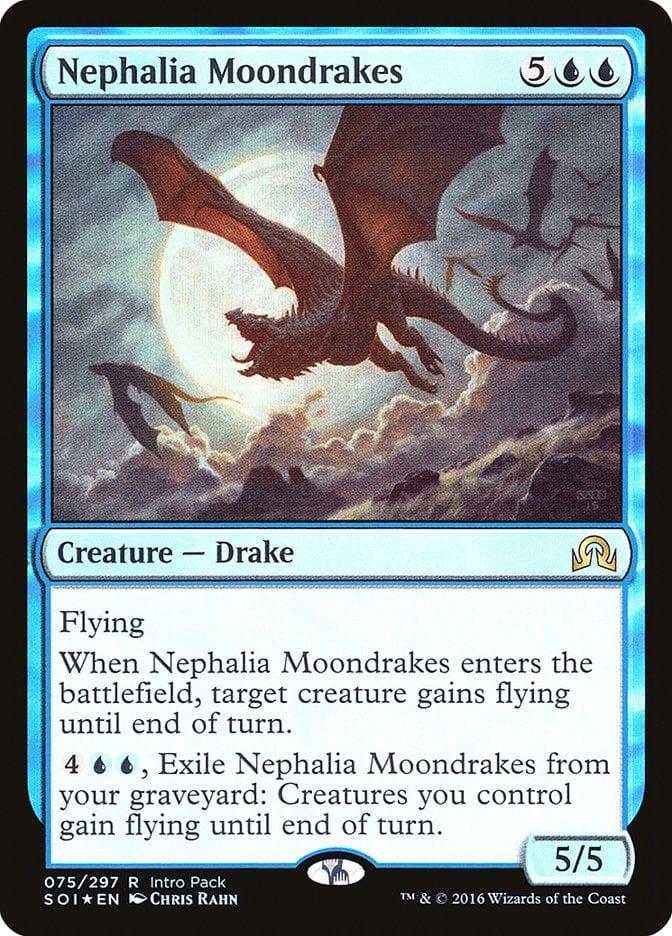 Magic: The Gathering MTG Single Nephalia Moondrakes (Intro Pack) [Shadows over Innistrad Promos]