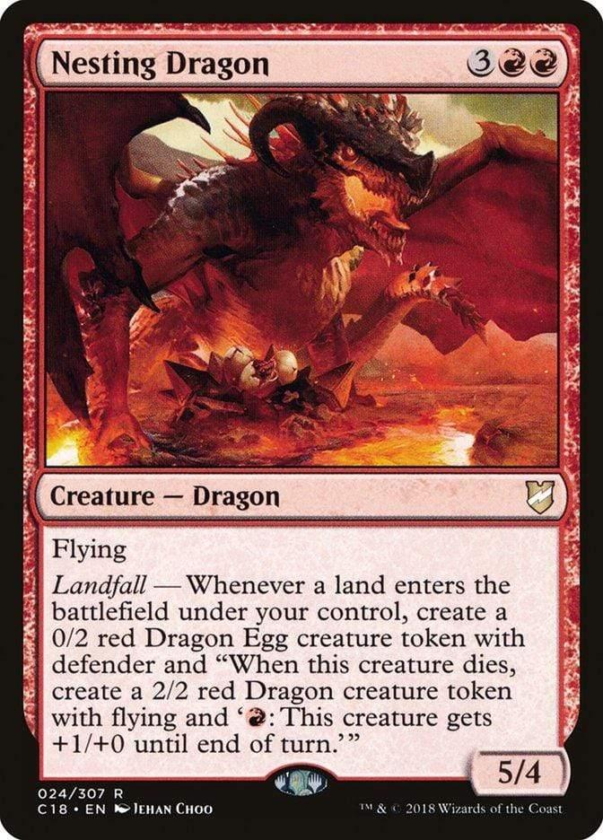 Magic: The Gathering MTG Single Nesting Dragon [Commander 2018]