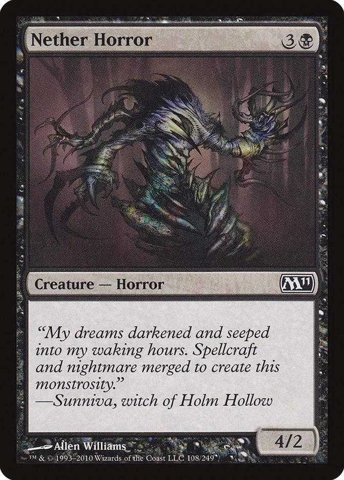 Magic: The Gathering MTG Single Nether Horror [Magic 2011]
