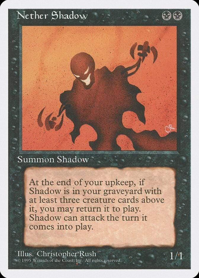 Magic: The Gathering MTG Single Nether Shadow [Fourth Edition]