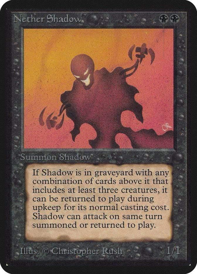Magic: The Gathering MTG Single Nether Shadow [Limited Edition Alpha]