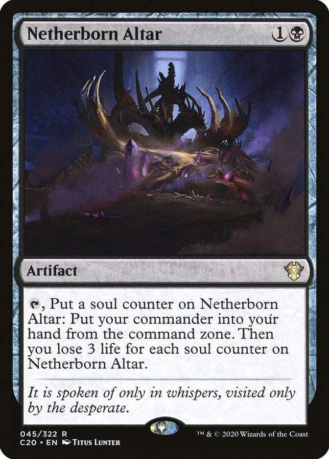 Magic: The Gathering MTG Single Netherborn Altar [Commander 2020]