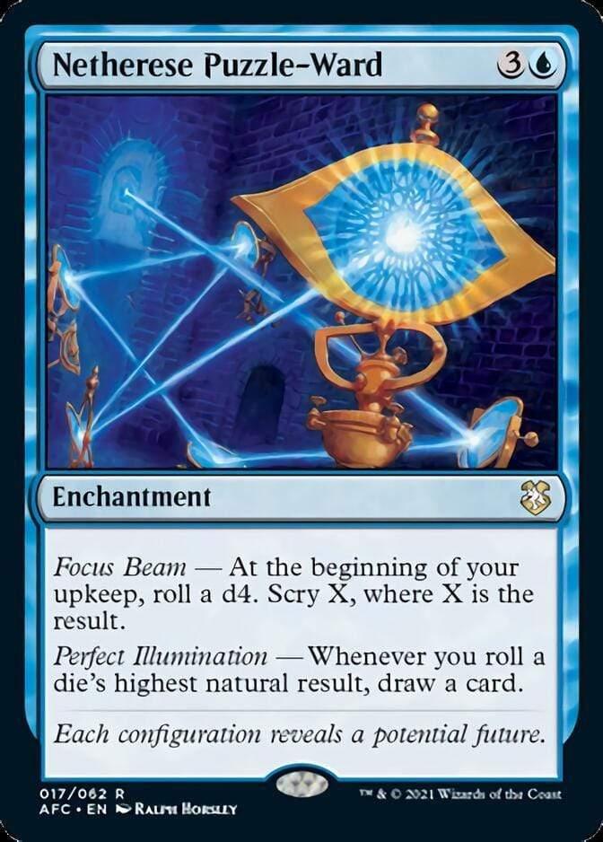 Magic: The Gathering MTG Single Netherese Puzzle-Ward [Dungeons & Dragons: Adventures in the Forgotten Realms Commander]