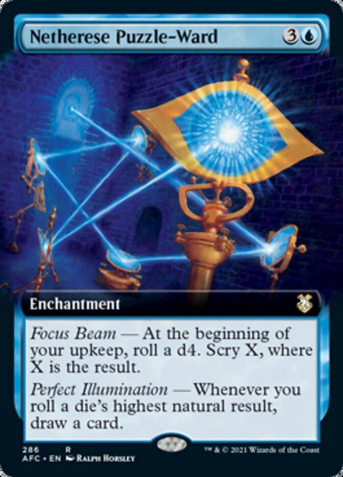 Magic: The Gathering MTG Single Netherese Puzzle-Ward (Extended) [Dungeons & Dragons: Adventures in the Forgotten Realms Commander]