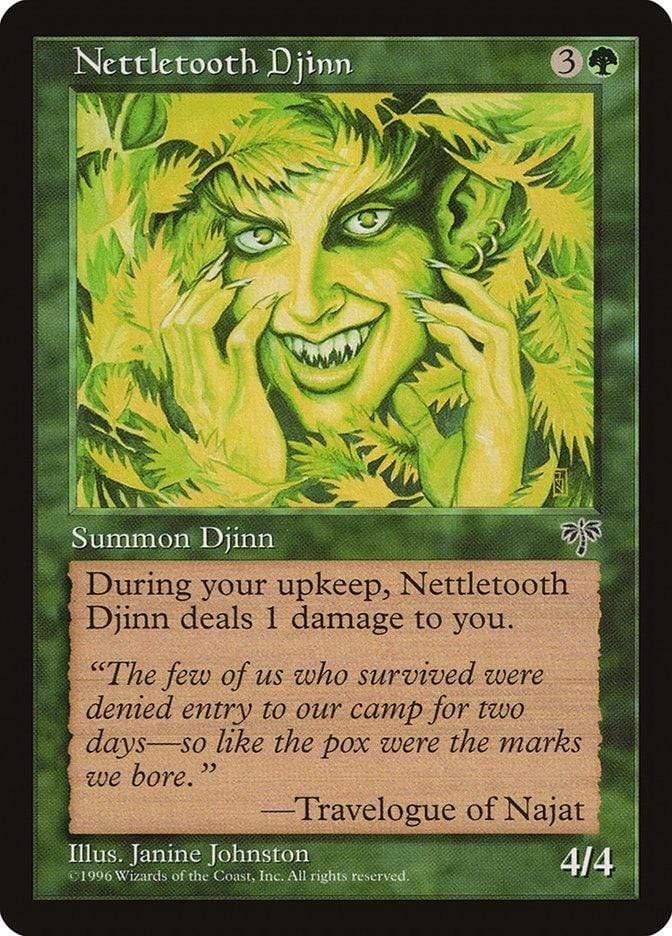 Magic: The Gathering MTG Single Nettletooth Djinn [Mirage]