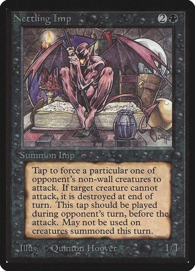Magic: The Gathering MTG Single Nettling Imp [Limited Edition Beta]