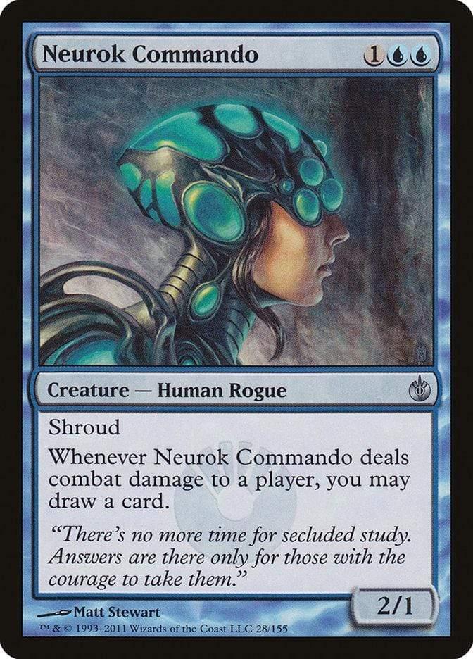Magic: The Gathering MTG Single Neurok Commando [Mirrodin Besieged]
