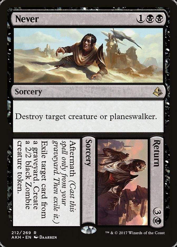 Magic: The Gathering MTG Single Never // Return [Amonkhet]