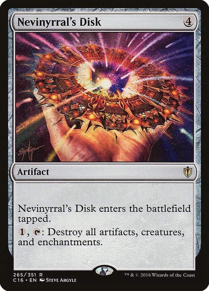Magic: The Gathering MTG Single Nevinyrral's Disk [Commander 2016]