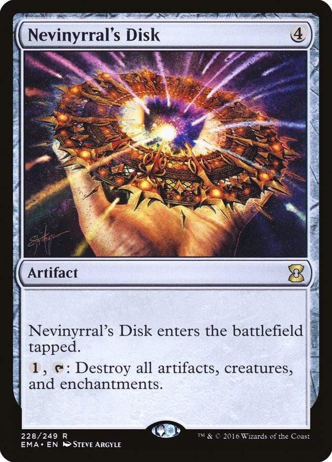 Magic: The Gathering MTG Single Nevinyrral's Disk [Eternal Masters]