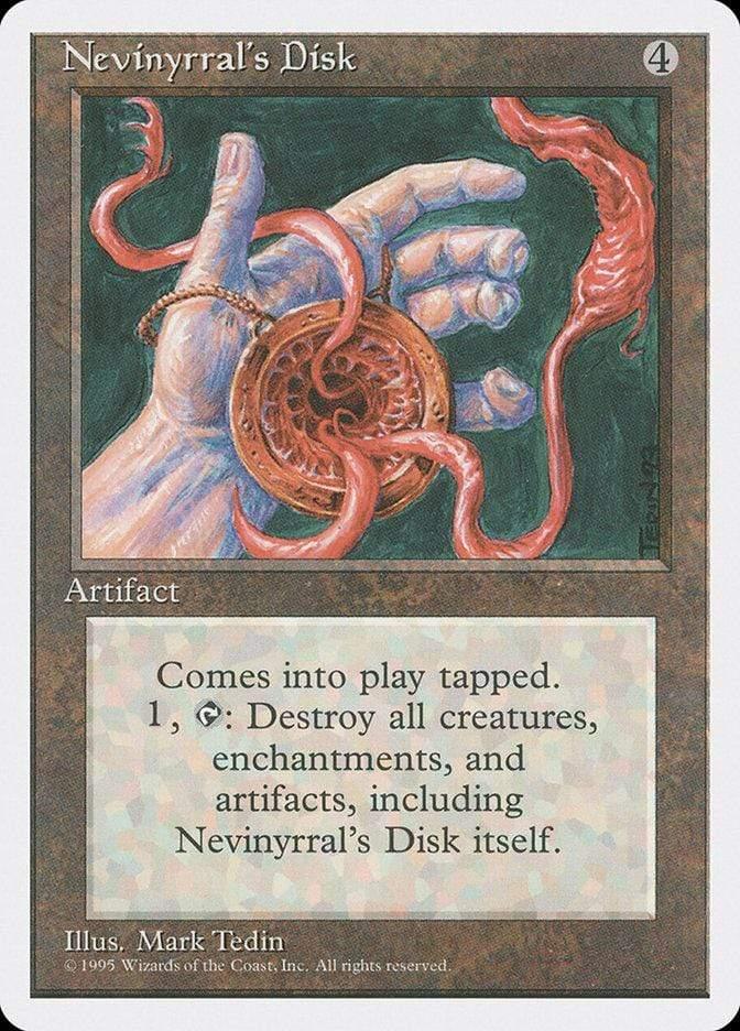 Magic: The Gathering MTG Single Nevinyrral's Disk [Fourth Edition]