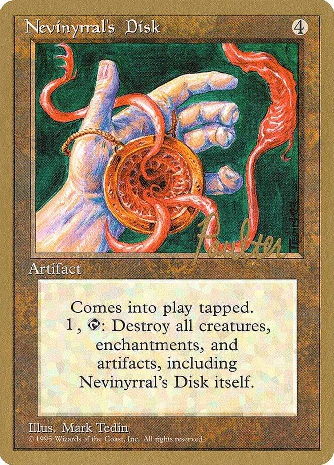 Magic: The Gathering MTG Single Nevinyrral's Disk [Pro Tour Collector Set]