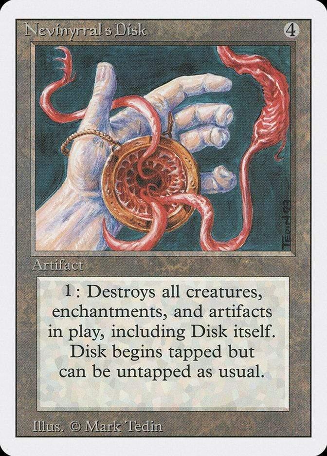 Magic: The Gathering MTG Single Nevinyrral's Disk [Revised Edition]