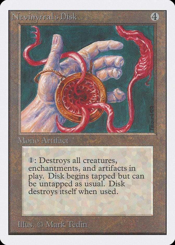 Magic: The Gathering MTG Single Nevinyrral's Disk [Unlimited Edition]
