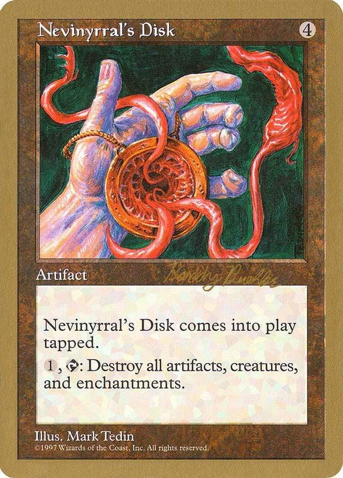 Magic: The Gathering MTG Single Nevinyrral's Disk [World Championship Decks 1998]