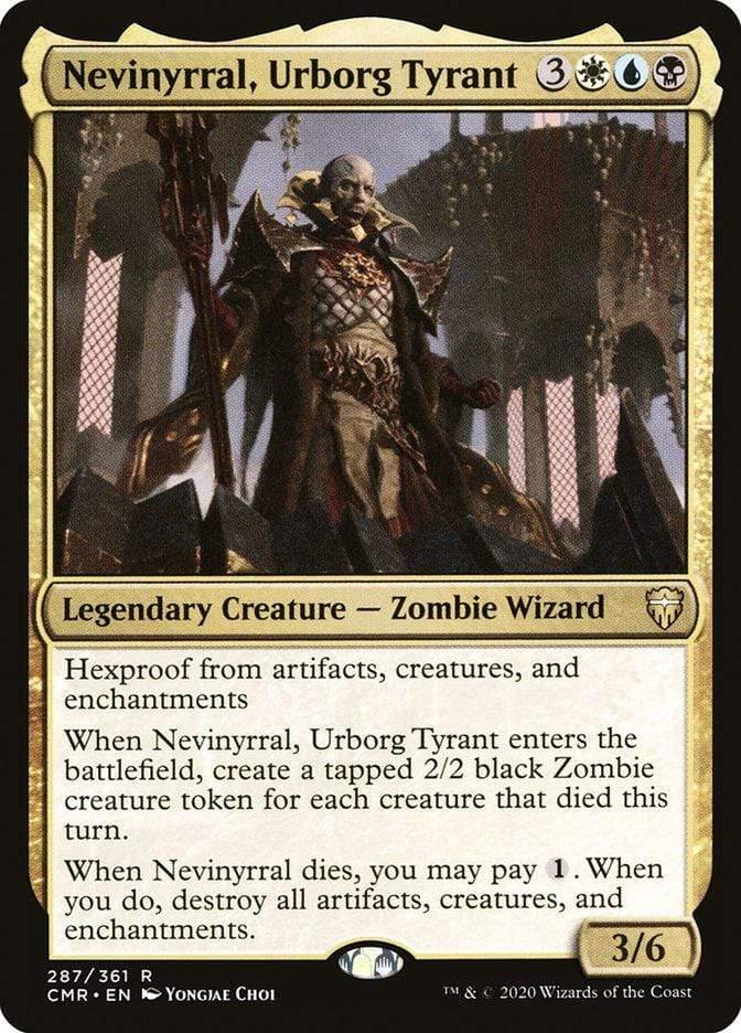 Magic: The Gathering MTG Single Nevinyrral, Urborg Tyrant [Commander Legends]