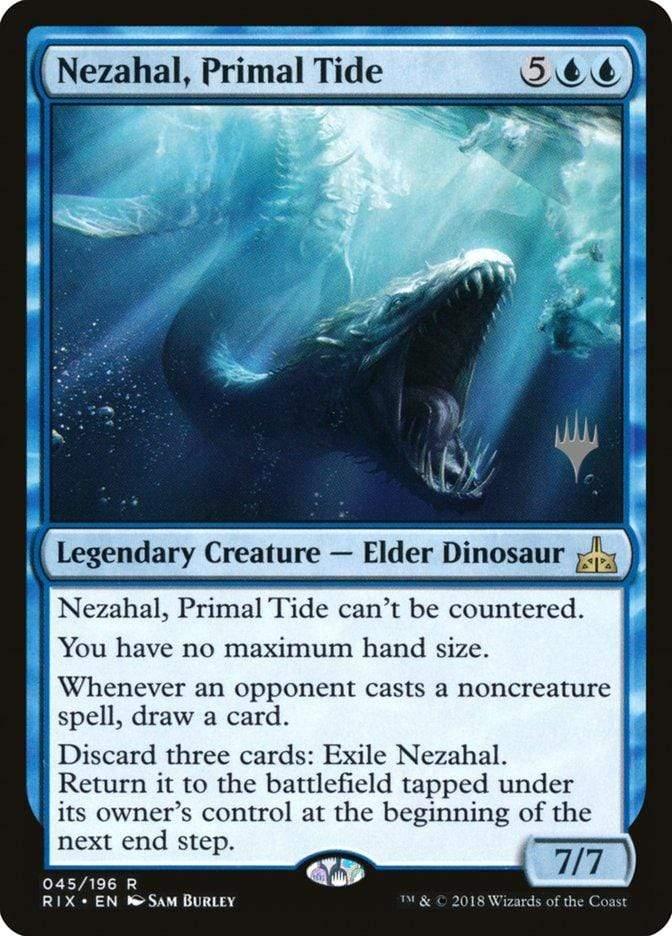 Magic: The Gathering MTG Single Nezahal, Primal Tide (Promo Pack) [Rivals of Ixalan Promos]