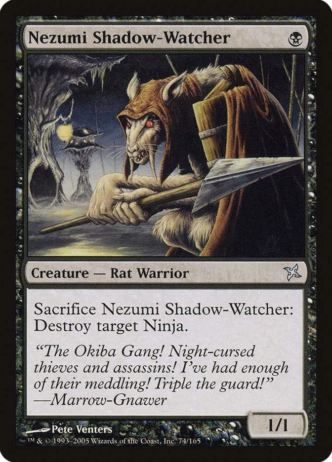Magic: The Gathering MTG Single Nezumi Shadow-Watcher [Betrayers of Kamigawa]