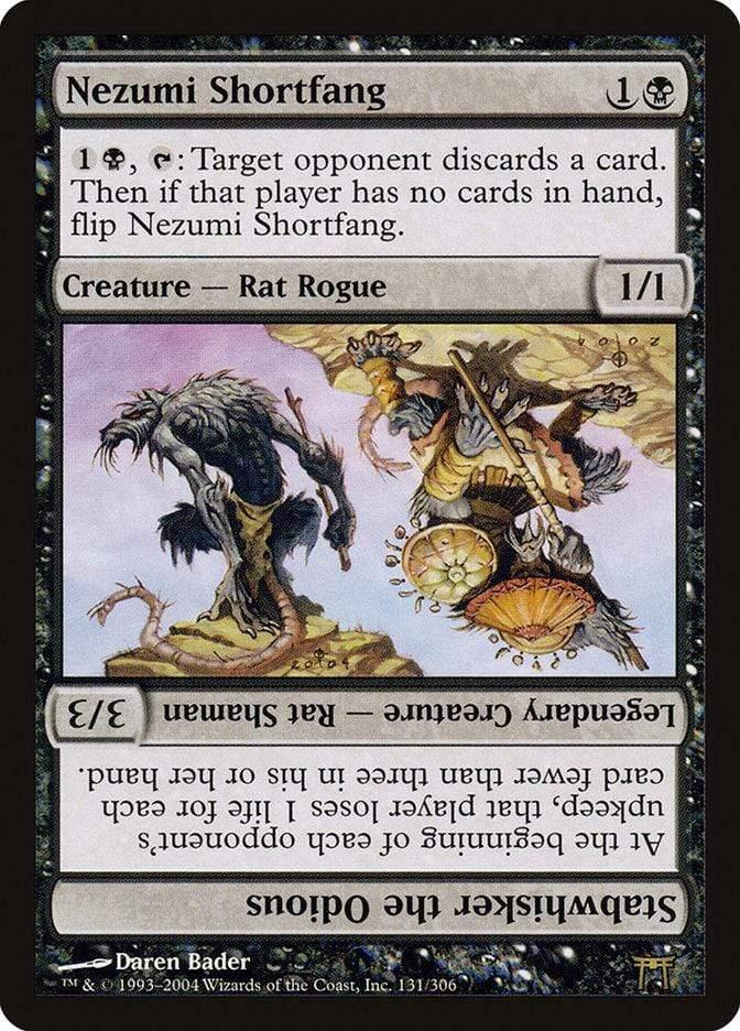 Magic: The Gathering MTG Single Nezumi Shortfang // Stabwhisker the Odious [Champions of Kamigawa]