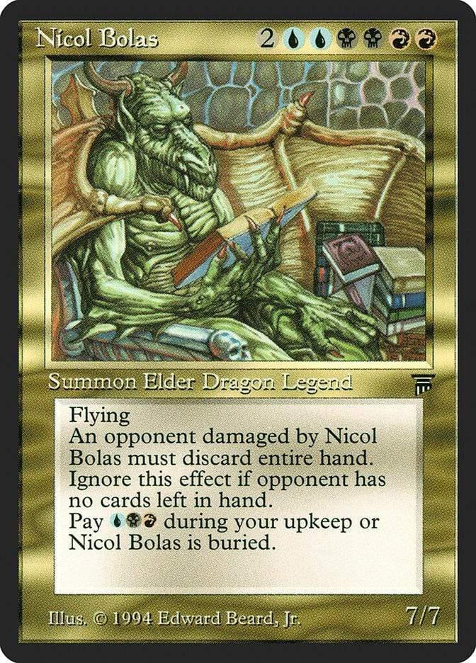 Magic: The Gathering MTG Single Nicol Bolas [Legends]