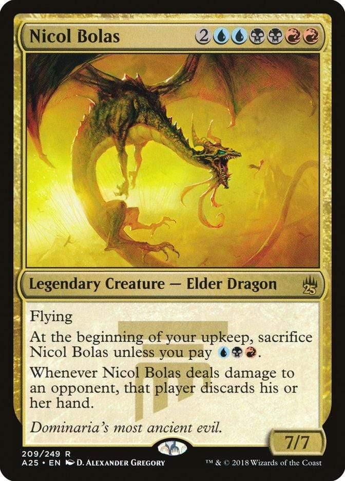 Magic: The Gathering MTG Single Nicol Bolas [Masters 25]