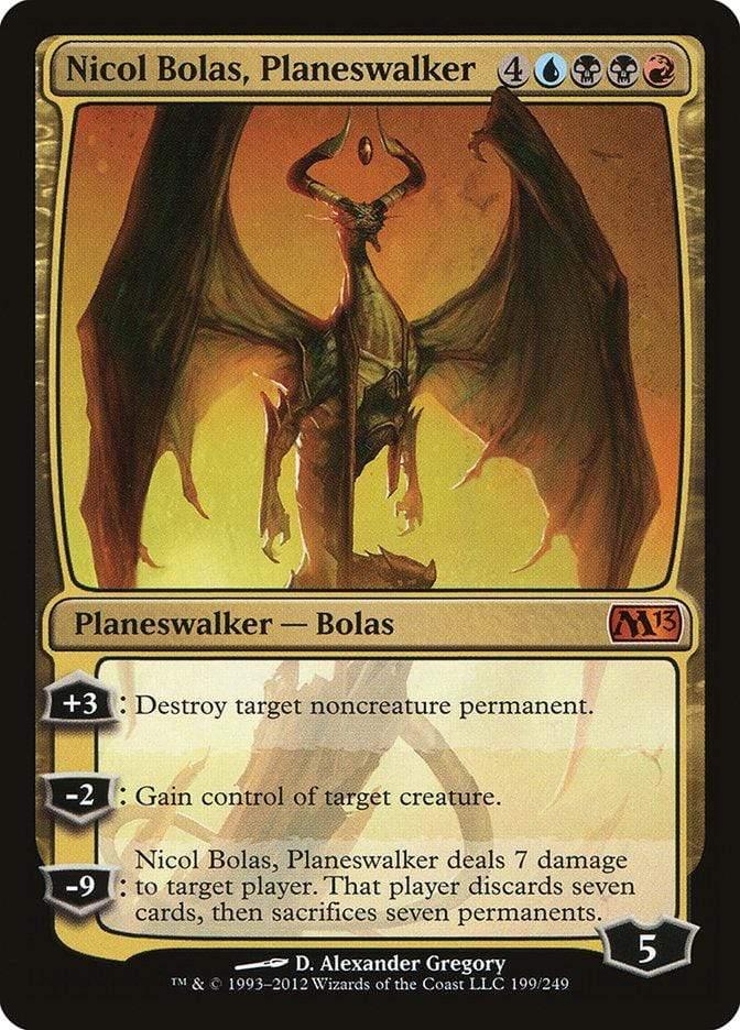 Magic: The Gathering MTG Single Nicol Bolas, Planeswalker [Magic 2013]