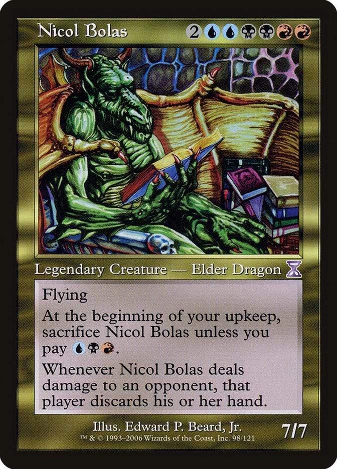 Magic: The Gathering MTG Single Nicol Bolas [Time Spiral Timeshifted]