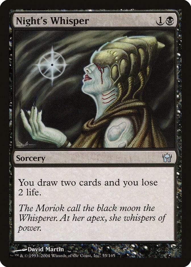 Magic: The Gathering MTG Single Night's Whisper [Fifth Dawn]