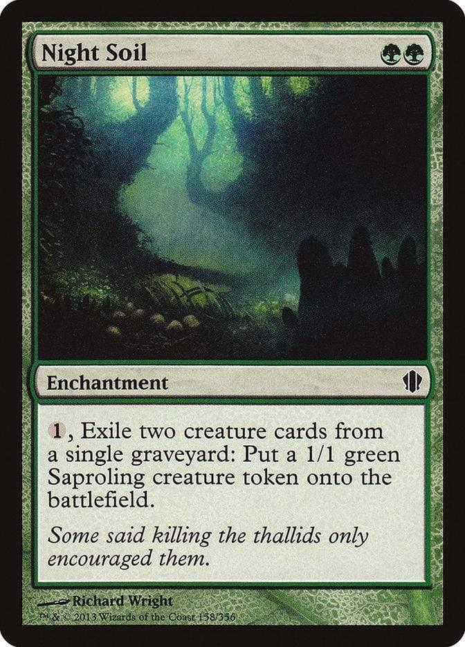Magic: The Gathering MTG Single Night Soil [Commander 2013]