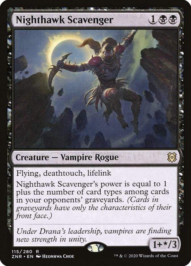 Magic: The Gathering MTG Single Nighthawk Scavenger [Zendikar Rising]