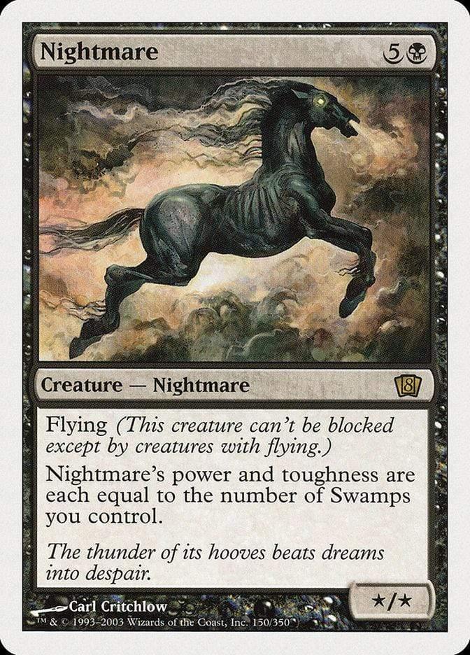 Magic: The Gathering MTG Single Nightmare [Eighth Edition]