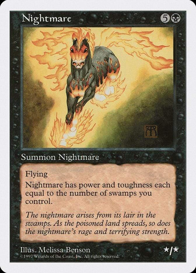 Magic: The Gathering MTG Single Nightmare [Fifth Edition]