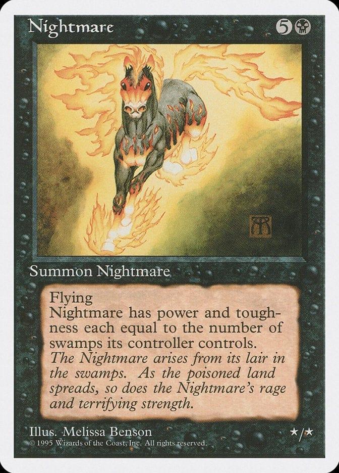 Magic: The Gathering MTG Single Nightmare [Fourth Edition]