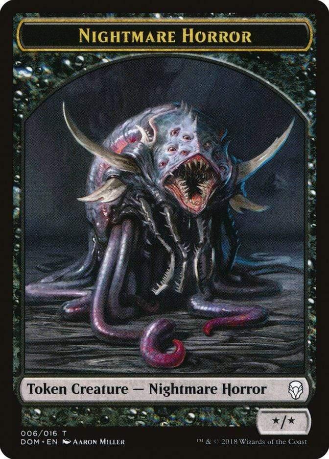 Magic: The Gathering MTG Single Nightmare Horror [Dominaria Tokens]