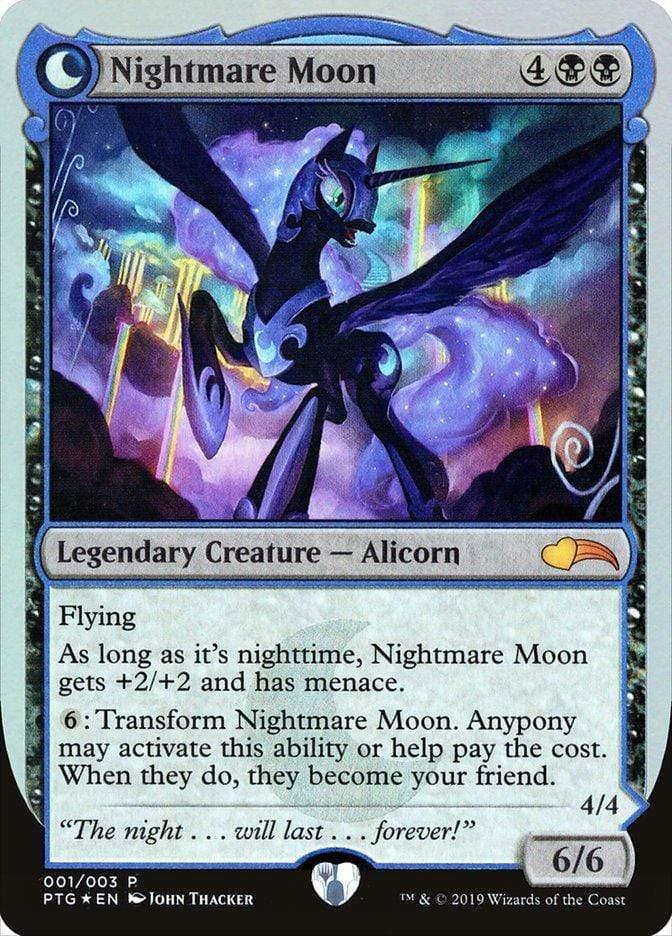 Magic: The Gathering MTG Single Nightmare Moon // Princess Luna [Ponies: The Galloping]