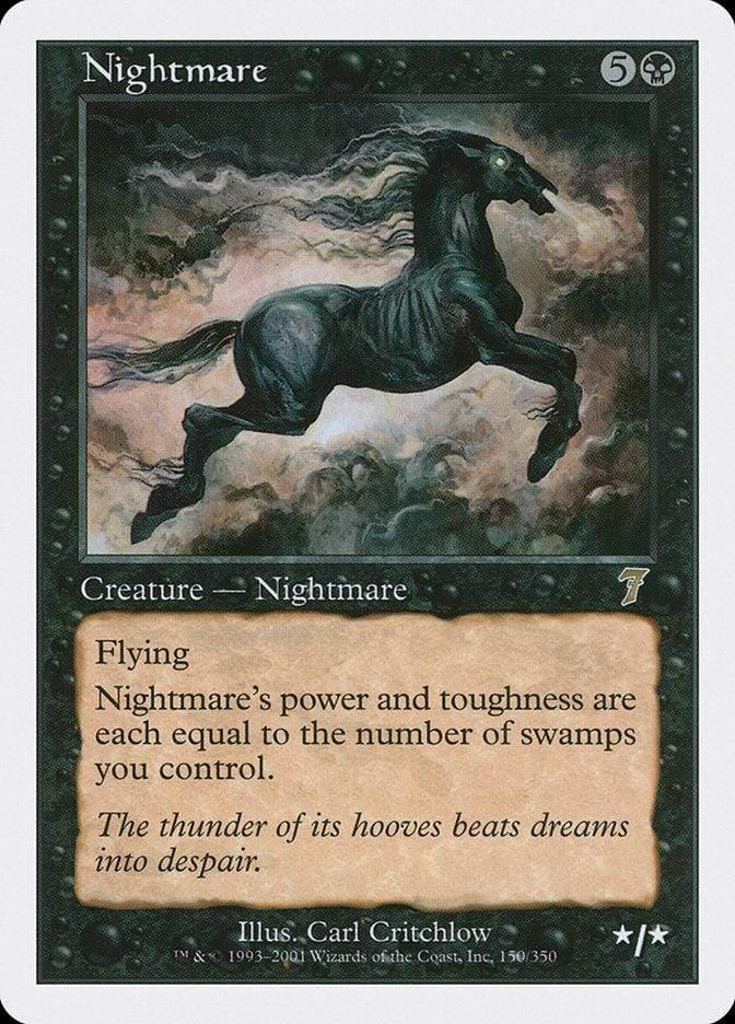 Magic: The Gathering MTG Single Nightmare [Seventh Edition]