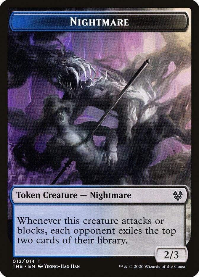 Magic: The Gathering MTG Single Nightmare [Theros Beyond Death Tokens]