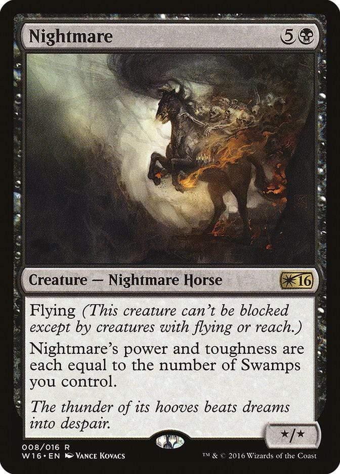 Magic: The Gathering MTG Single Nightmare [Welcome Deck 2016]