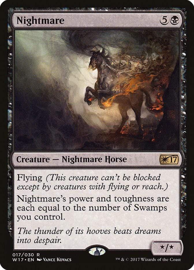 Magic: The Gathering MTG Single Nightmare [Welcome Deck 2017]