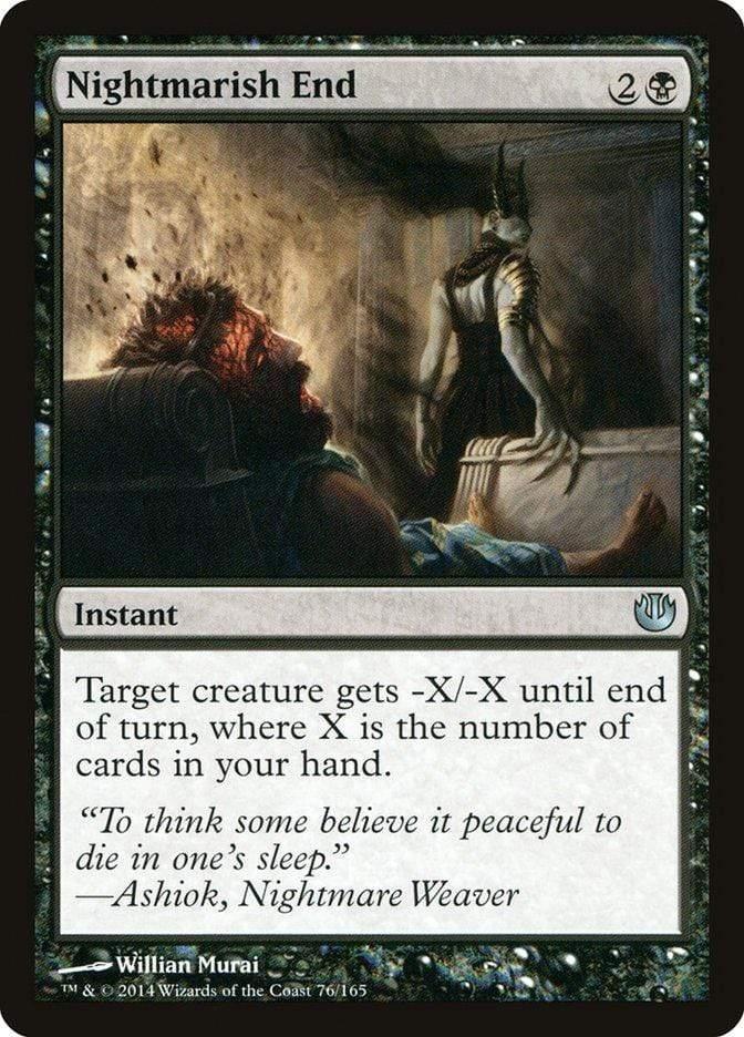 Magic: The Gathering MTG Single Nightmarish End [Journey into Nyx]