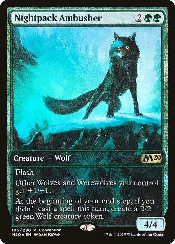 Magic: The Gathering MTG Single Nightpack Ambusher (Convention) [Core Set 2020 Promos]