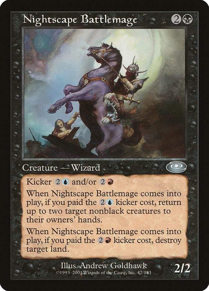 Magic: The Gathering MTG Single Nightscape Battlemage [Planeshift]