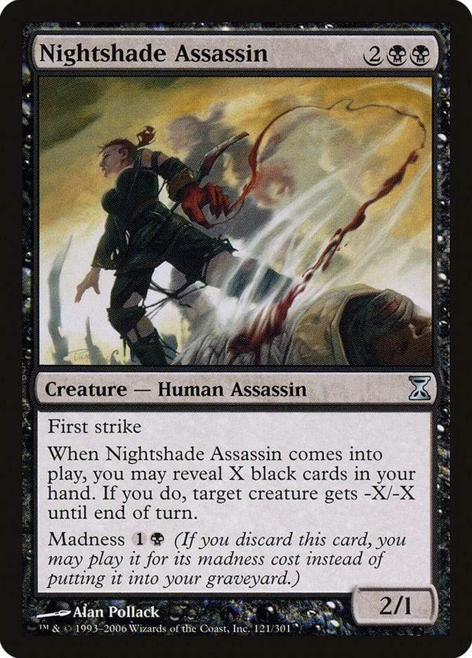 Magic: The Gathering MTG Single Nightshade Assassin [Time Spiral]