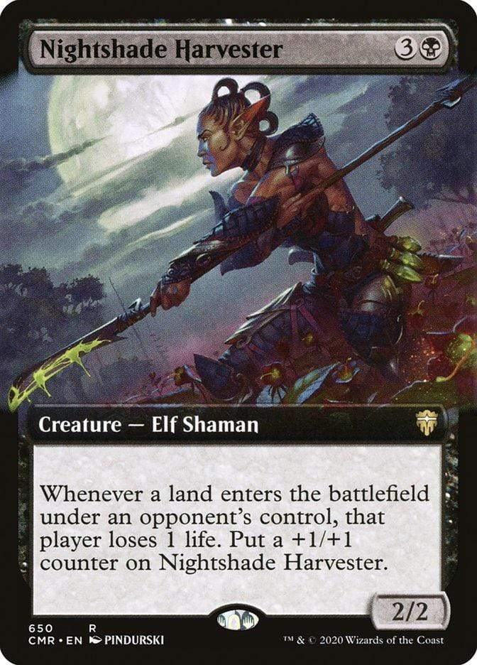 Magic: The Gathering MTG Single Nightshade Harvester (Extended) [Commander Legends Extended]