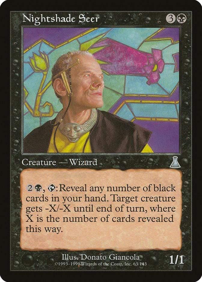 Magic: The Gathering MTG Single Nightshade Seer [Urza's Destiny]