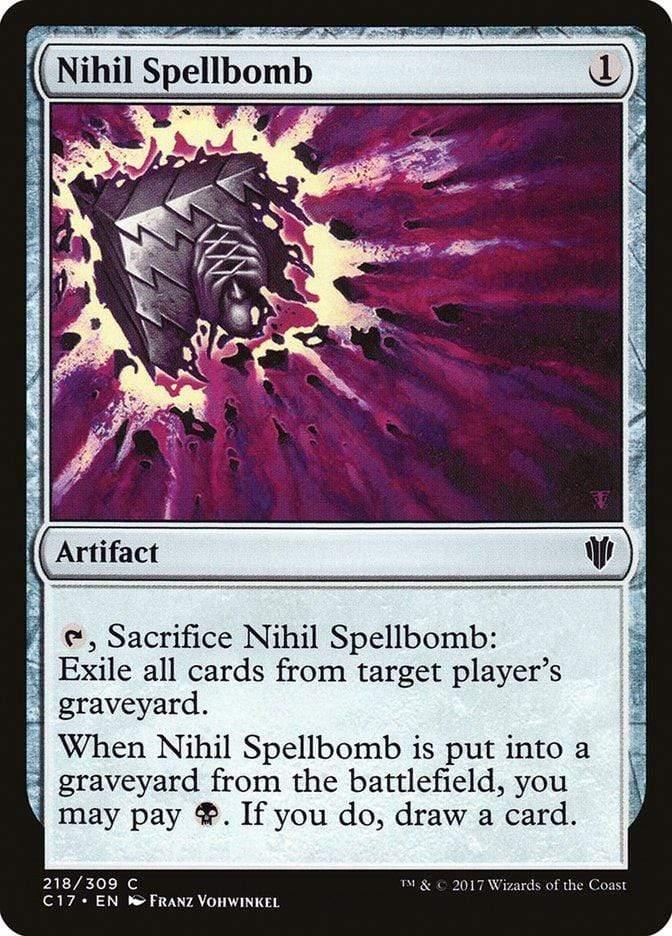 Magic: The Gathering MTG Single Nihil Spellbomb [Commander 2017]